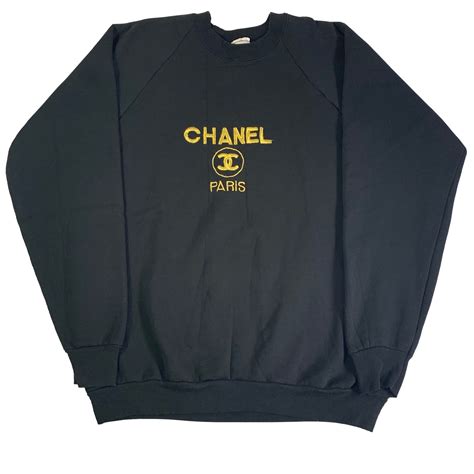 chanel sweatshirt 2019|chanel sweatshirt vintage.